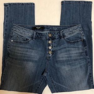 Simply Vera, Vera Wang Jeans, Size 6, Capri
